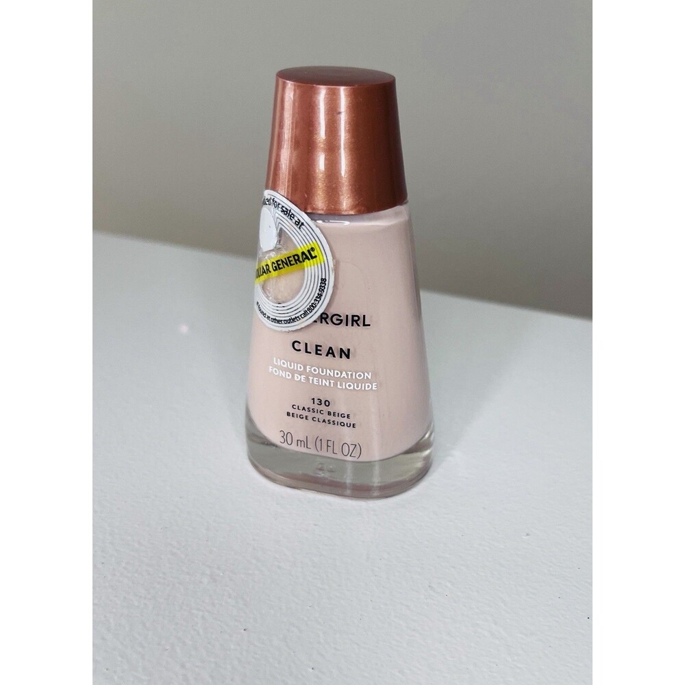COVERGIRL Clean Liquid Foundation Classic Beige 130, 1 oz